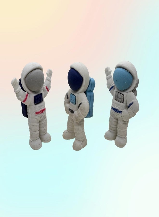 Dicanence 18pcs Cute Outer Space Themed Erasers Fun 3D Spaceman Desk Pet Pencil Erasers for Prize Gifts Party Favors Goodie Bag Fillers (Fun) - Image 5